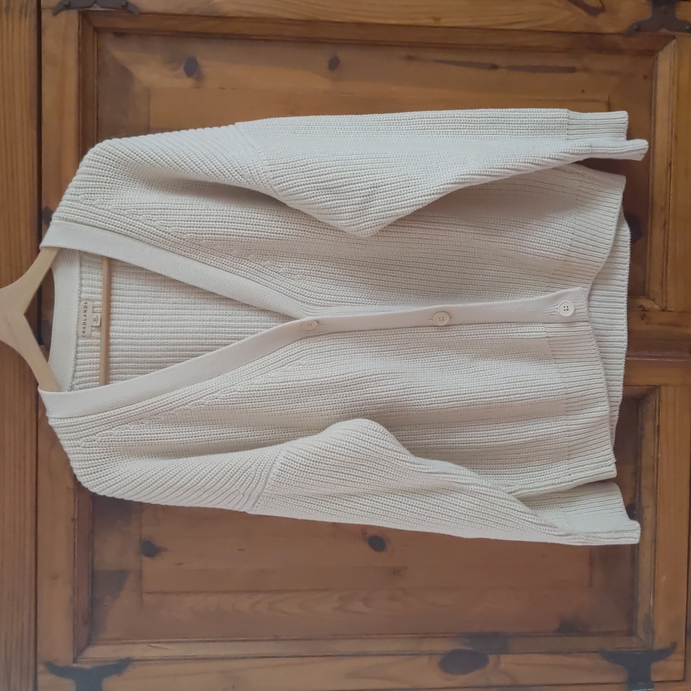Tradlands Shelter Cardigan, sz XL, color birch